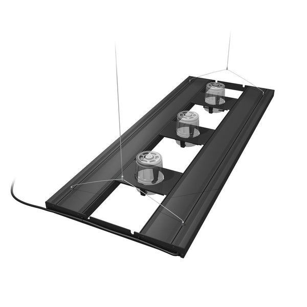 AquaticLife T5 HO Hybrid 4-Lamp Mounting System Fixtures 48" Black  (Rec Retail $554.00)
