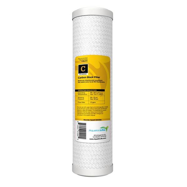 Aquaticlife Solid Carbon Pre-filter Cartridge (Rec Retail $19.95)