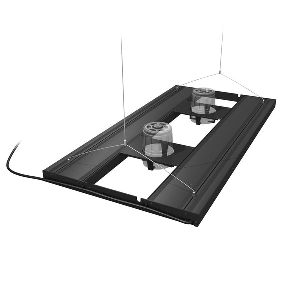 AquaticLife T5 HO Hybrid 4-Lamp Mounting System Fixtures 36" Black  (Rec Retail $488.00)
